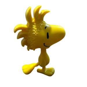 Peanuts Woodstock Mini Bobble Head Yellow Bird Collectible Toy Snoopy Friend